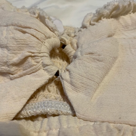 Beige beach crop top (L) - Picture 2 of 4